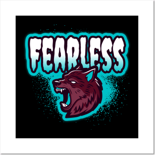 Fearless Wolf Posters and Art